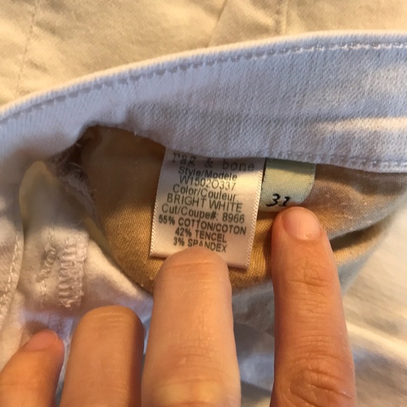 Rag & Bone White Skinny Jeans - Picture 7 of 7